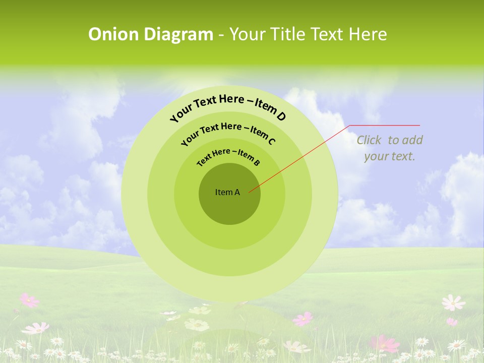 Blue Idyllic Clear PowerPoint Template