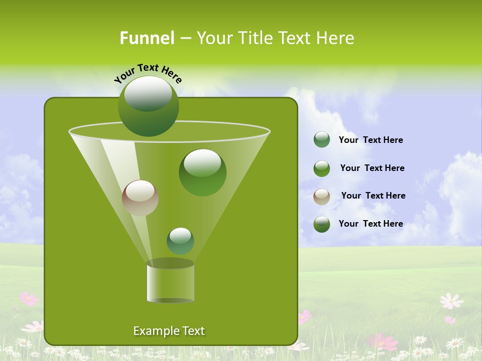 Blue Idyllic Clear PowerPoint Template