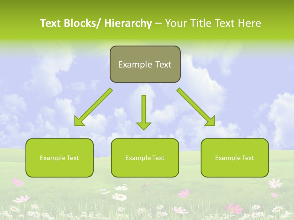 Blue Idyllic Clear PowerPoint Template