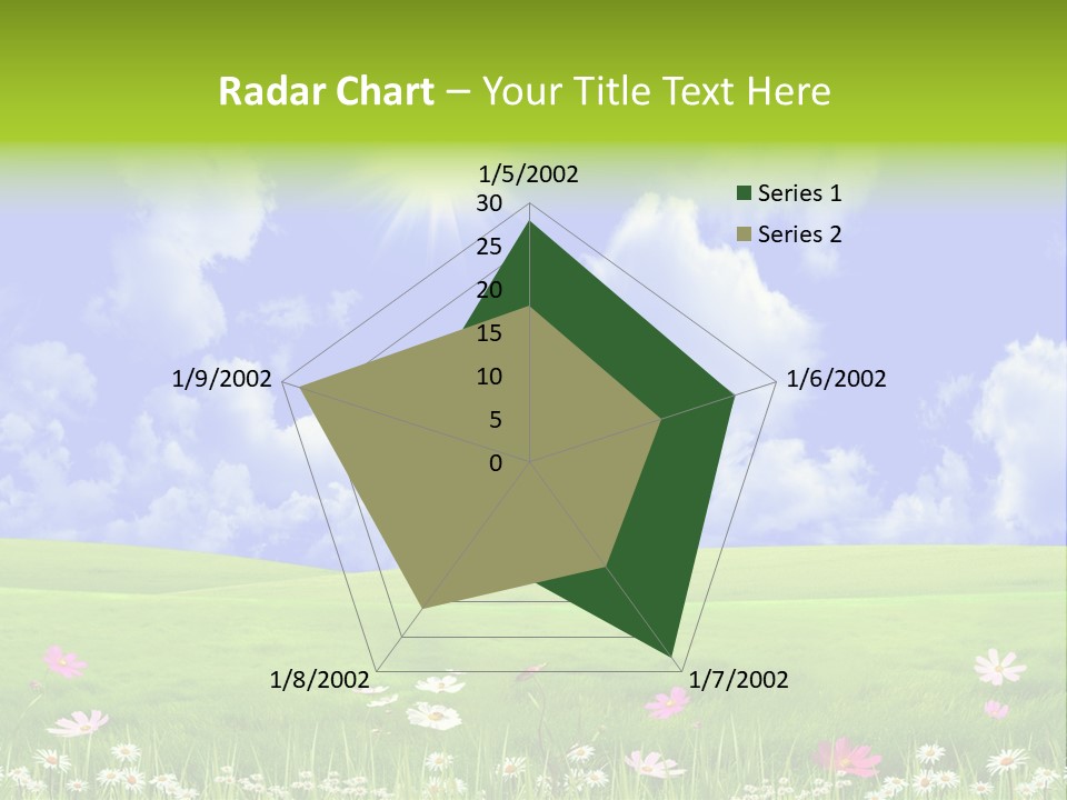 Blue Idyllic Clear PowerPoint Template
