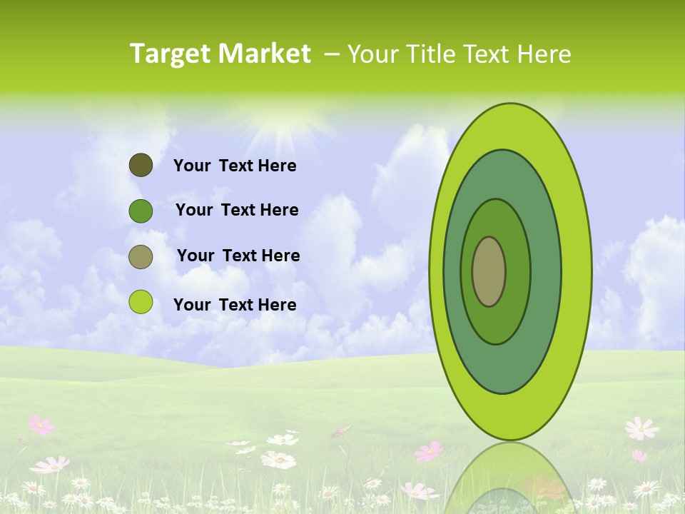 Blue Idyllic Clear PowerPoint Template