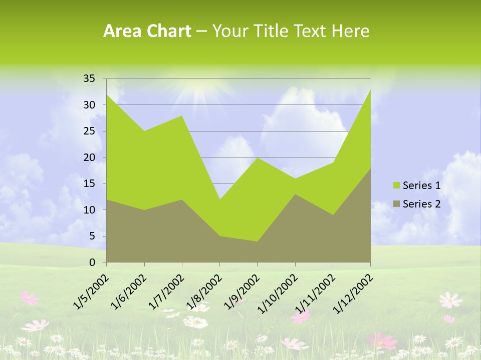 Blue Idyllic Clear PowerPoint Template