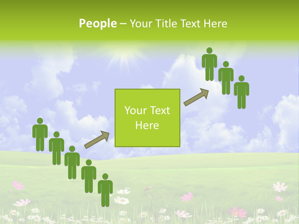 Blue Idyllic Clear PowerPoint Template