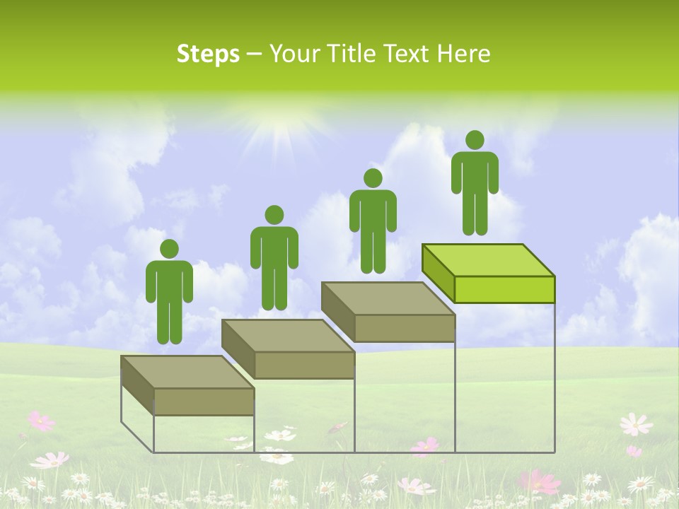 Blue Idyllic Clear PowerPoint Template