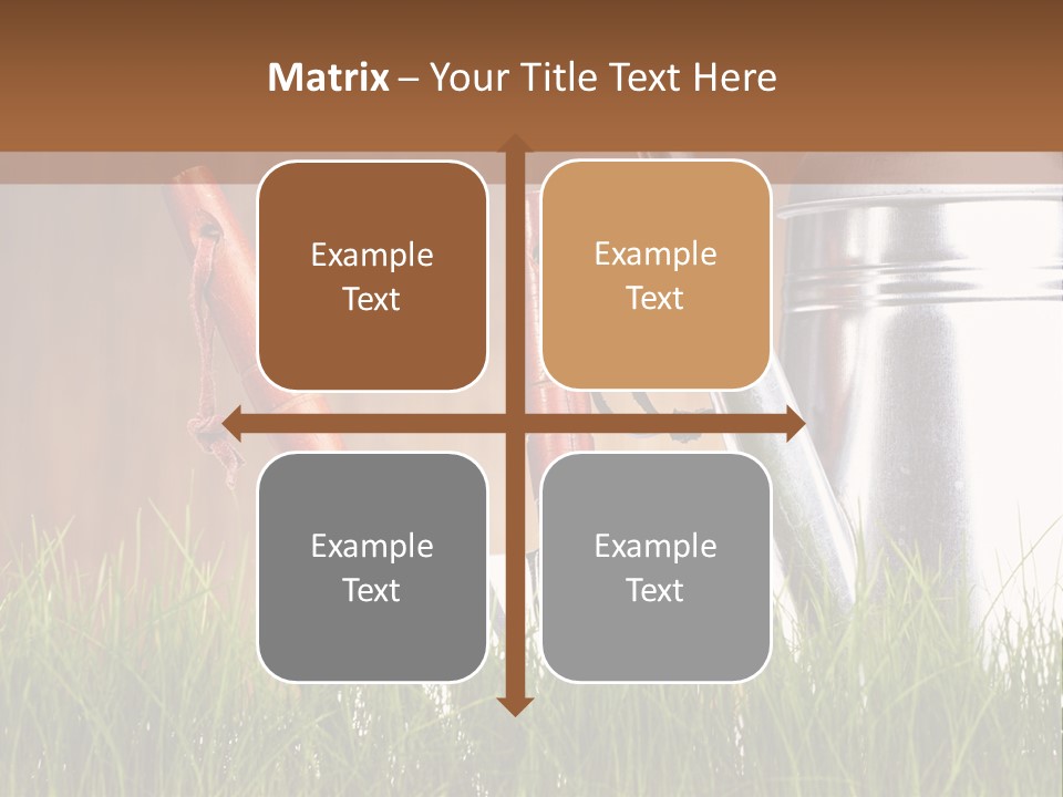 Nature Tool Plant PowerPoint Template