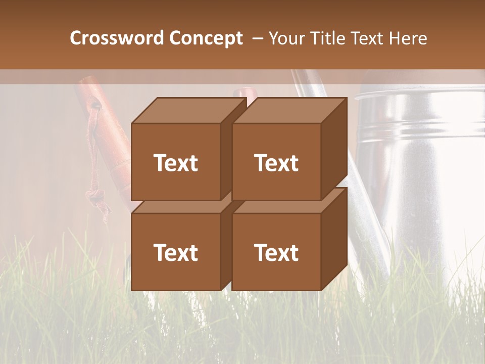Nature Tool Plant PowerPoint Template