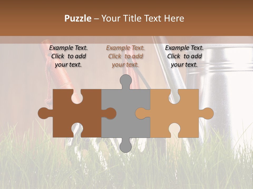 Nature Tool Plant PowerPoint Template