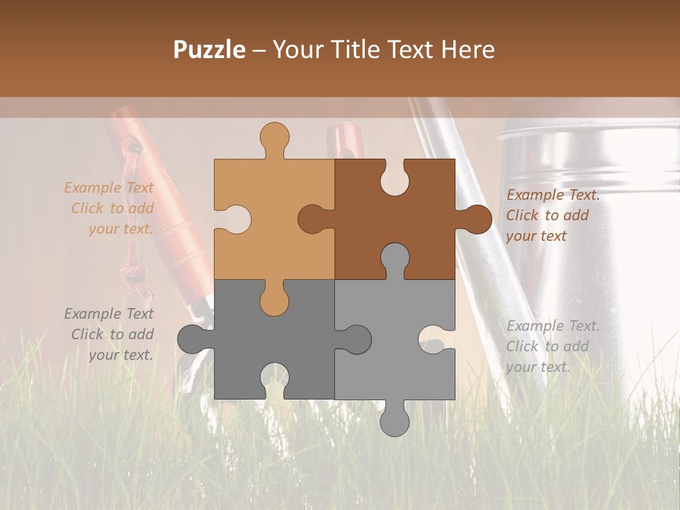 Nature Tool Plant PowerPoint Template