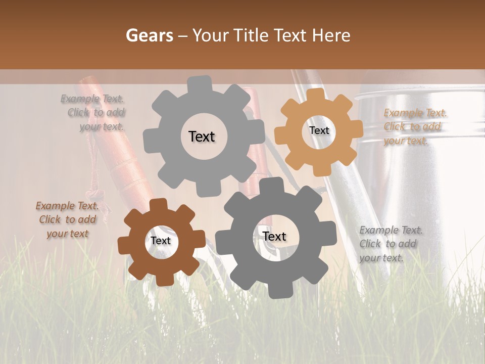 Nature Tool Plant PowerPoint Template