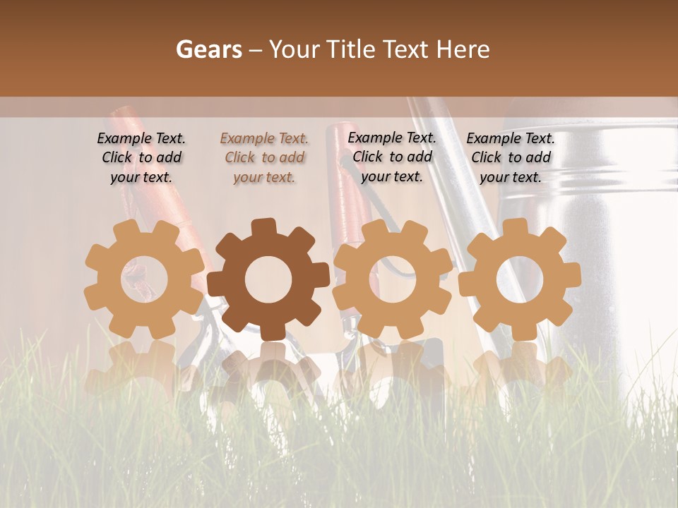 Nature Tool Plant PowerPoint Template