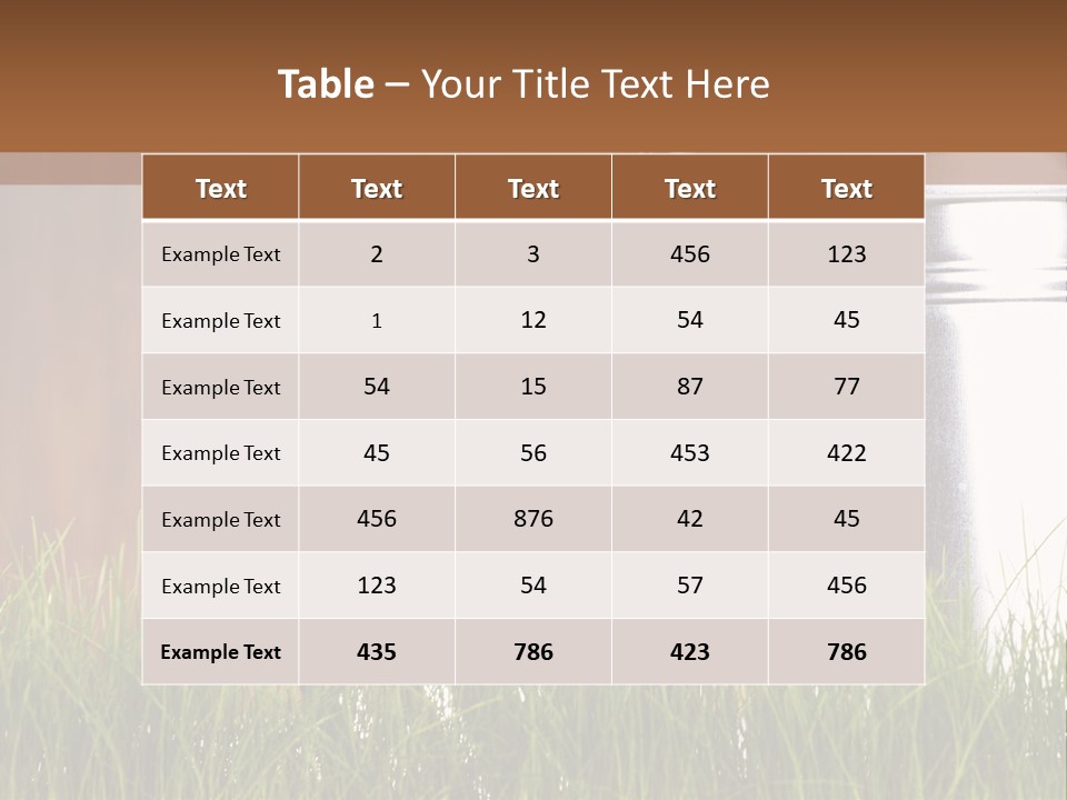Nature Tool Plant PowerPoint Template