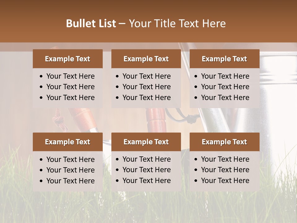 Nature Tool Plant PowerPoint Template