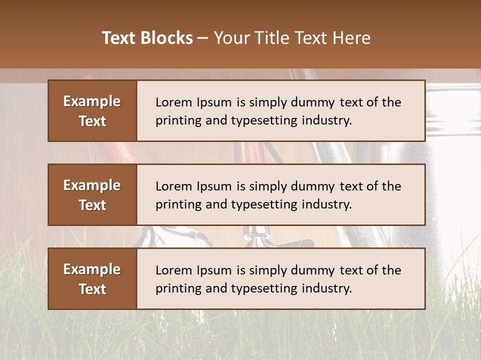 Nature Tool Plant PowerPoint Template
