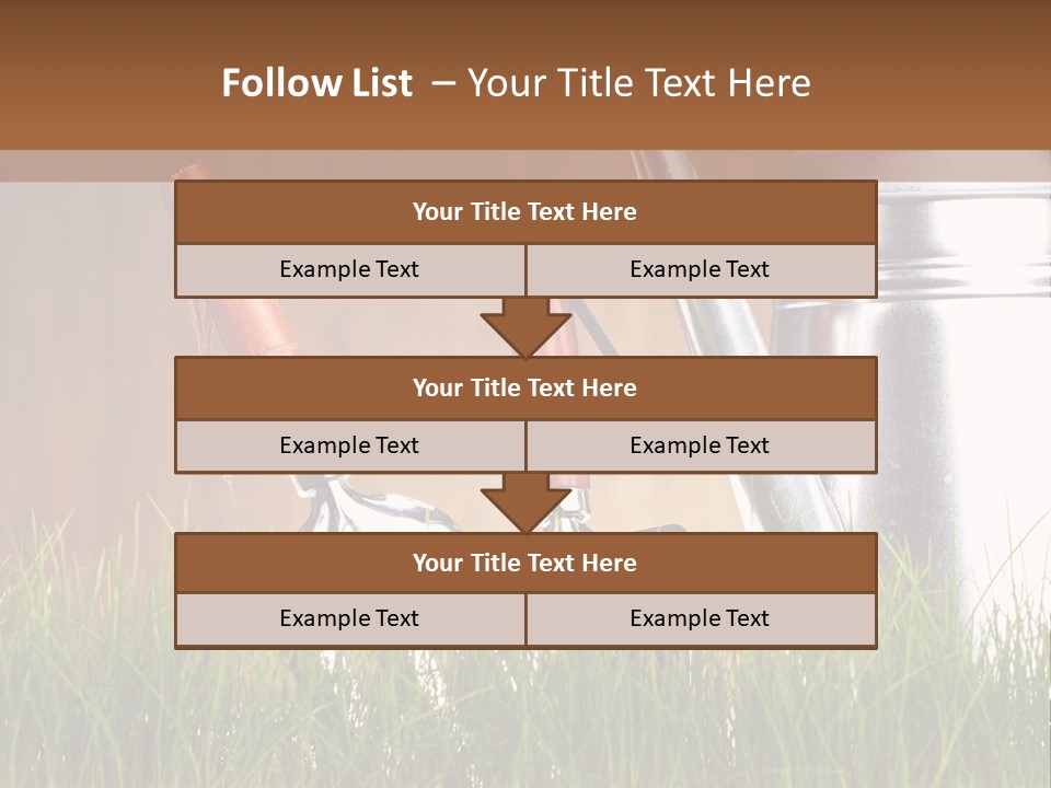 Nature Tool Plant PowerPoint Template