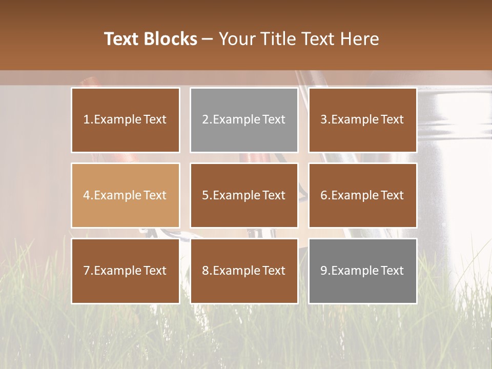 Nature Tool Plant PowerPoint Template