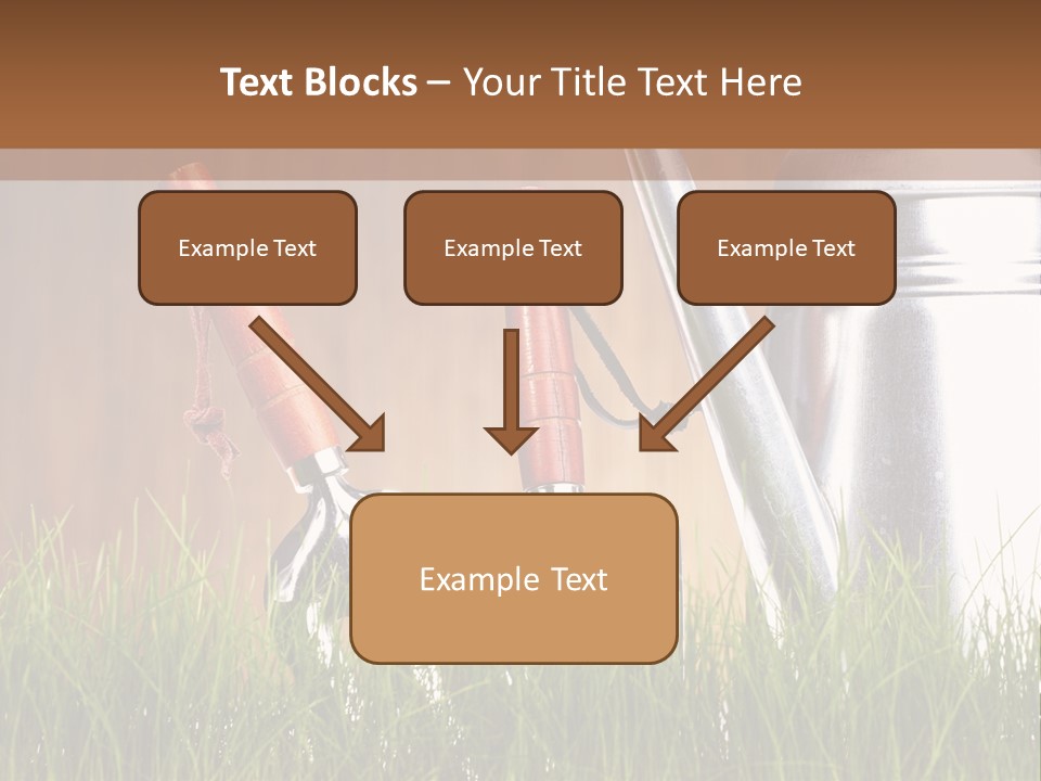 Nature Tool Plant PowerPoint Template