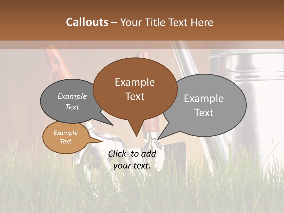 Nature Tool Plant PowerPoint Template