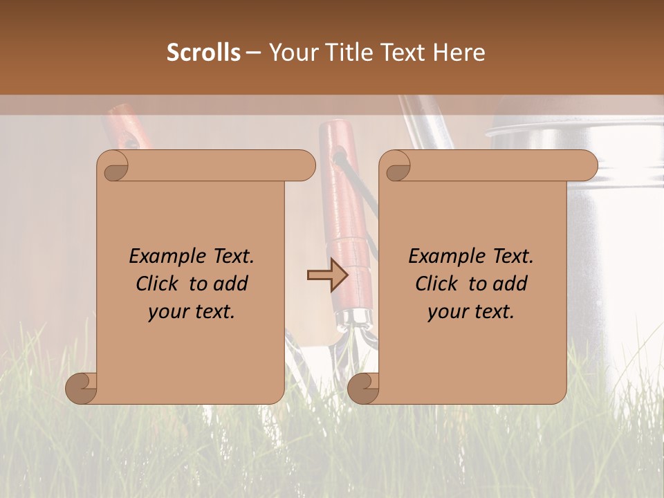 Nature Tool Plant PowerPoint Template