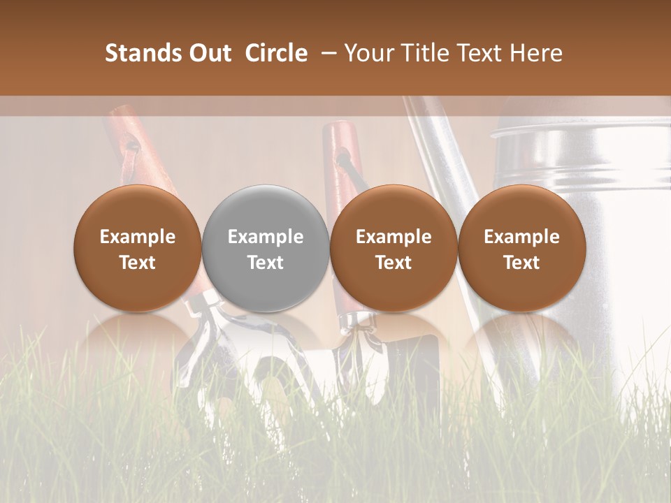 Nature Tool Plant PowerPoint Template