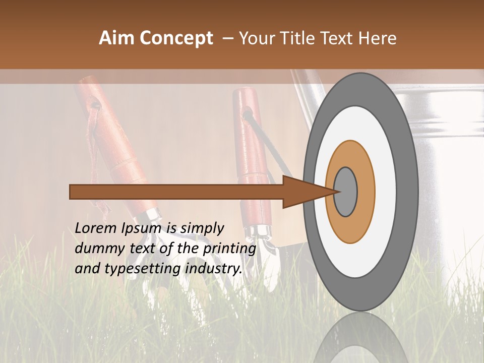 Nature Tool Plant PowerPoint Template