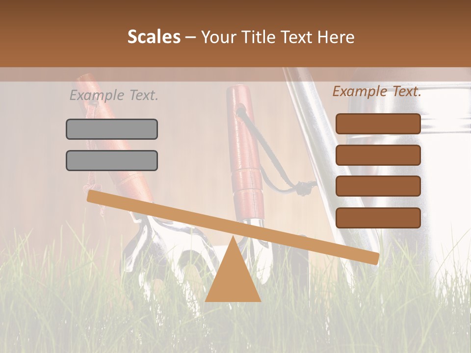 Nature Tool Plant PowerPoint Template