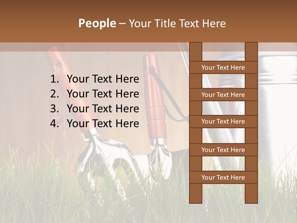 Nature Tool Plant PowerPoint Template