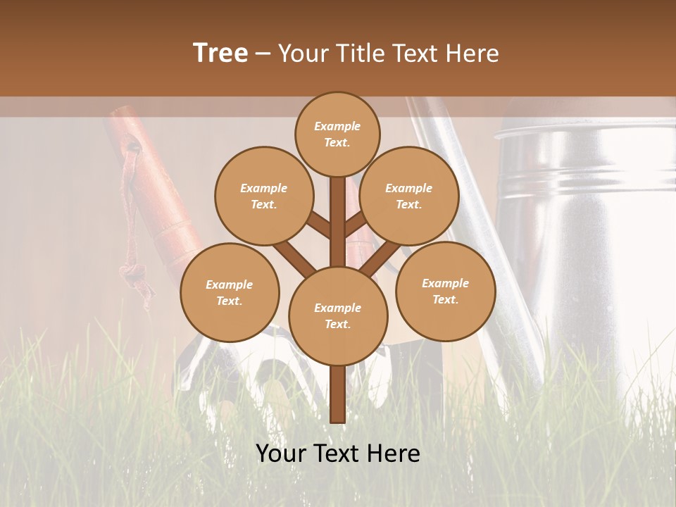 Nature Tool Plant PowerPoint Template