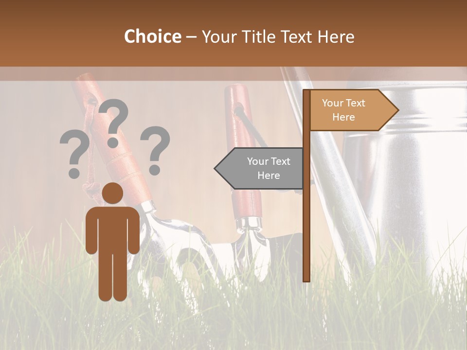 Nature Tool Plant PowerPoint Template