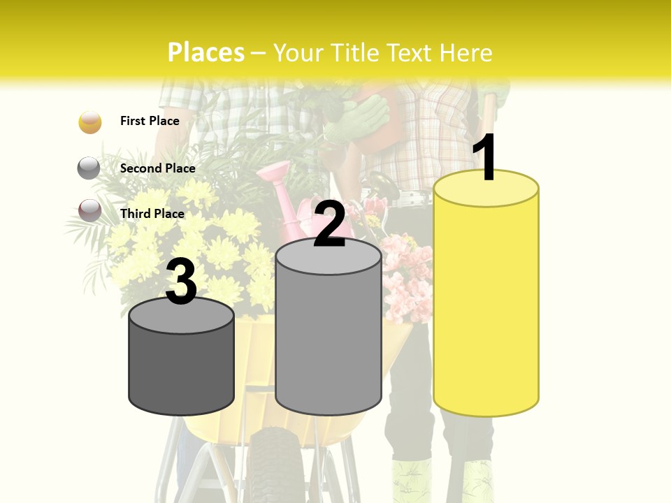 Summer Person Botanical PowerPoint Template