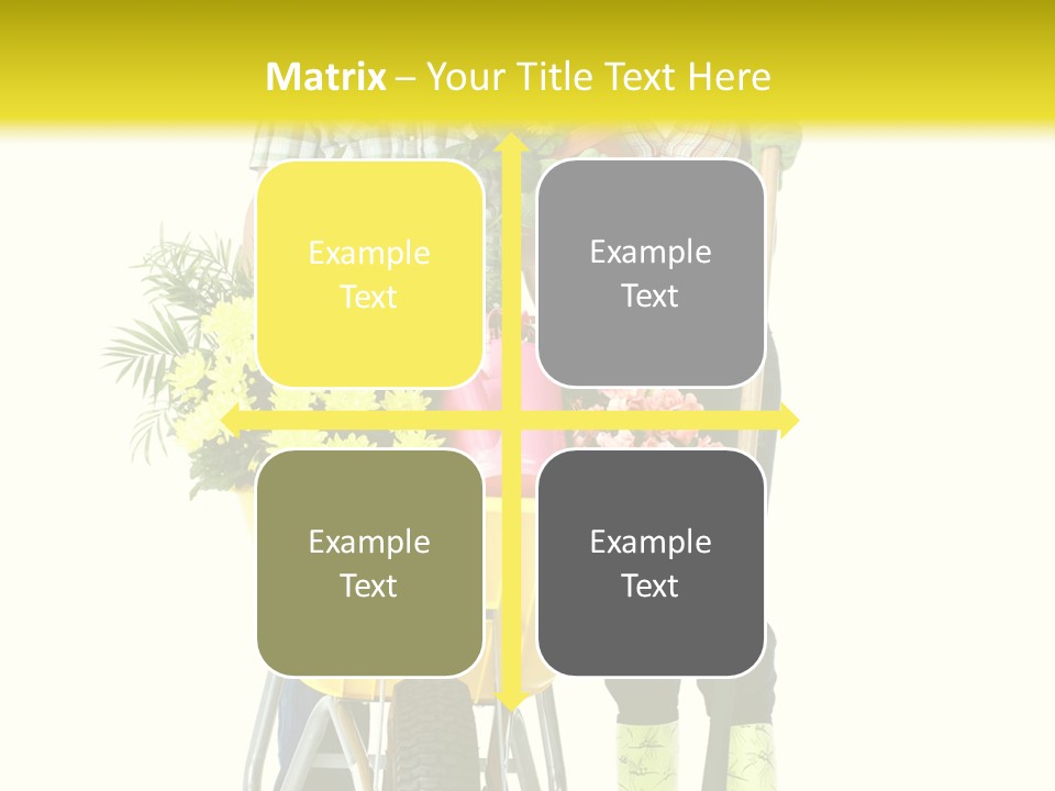 Summer Person Botanical PowerPoint Template