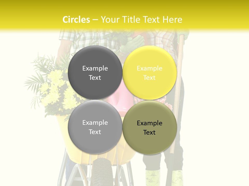 Summer Person Botanical PowerPoint Template