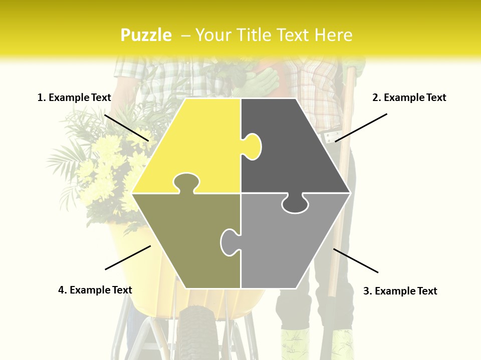 Summer Person Botanical PowerPoint Template