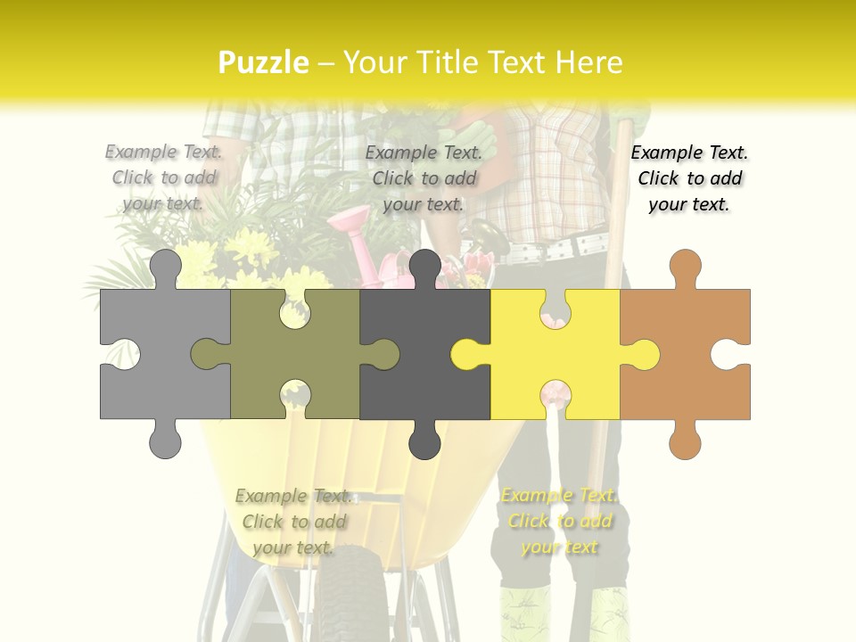 Summer Person Botanical PowerPoint Template