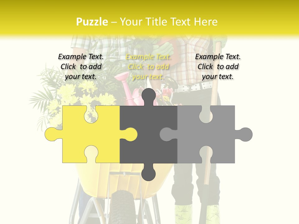 Summer Person Botanical PowerPoint Template