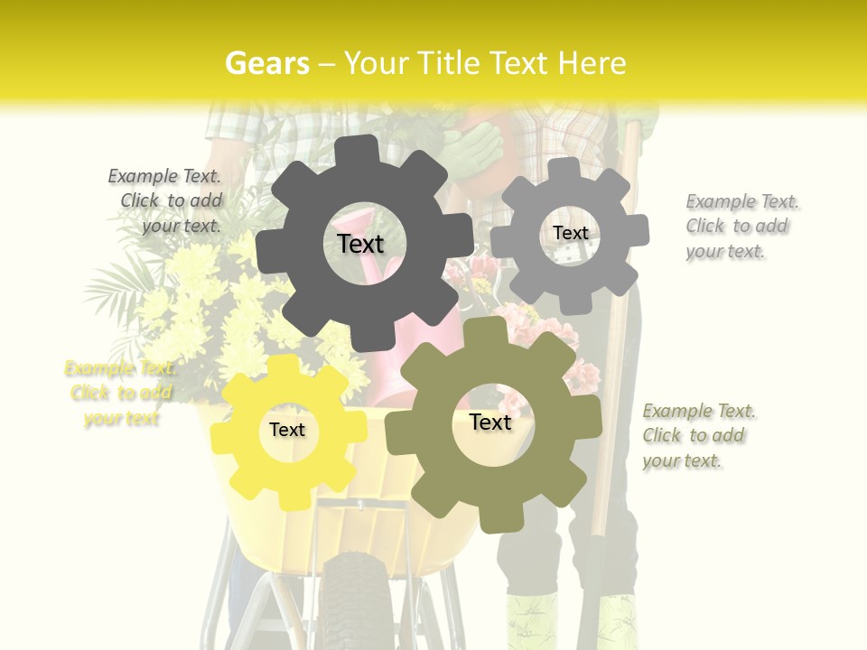 Summer Person Botanical PowerPoint Template