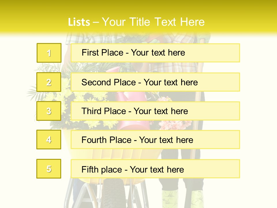 Summer Person Botanical PowerPoint Template