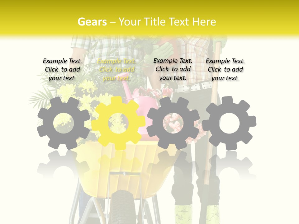 Summer Person Botanical PowerPoint Template