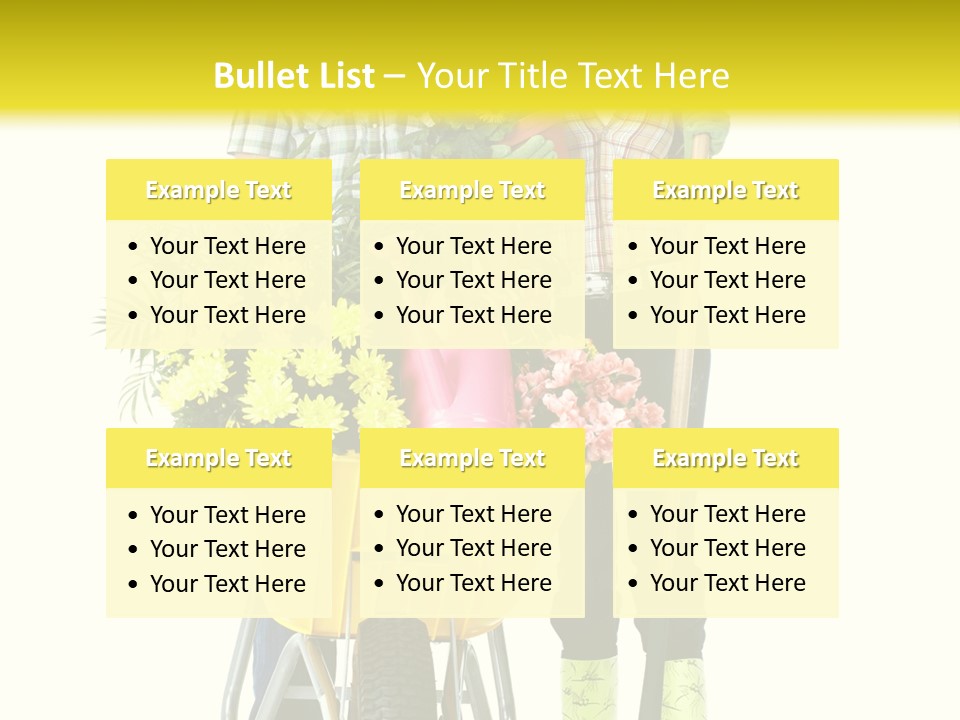 Summer Person Botanical PowerPoint Template