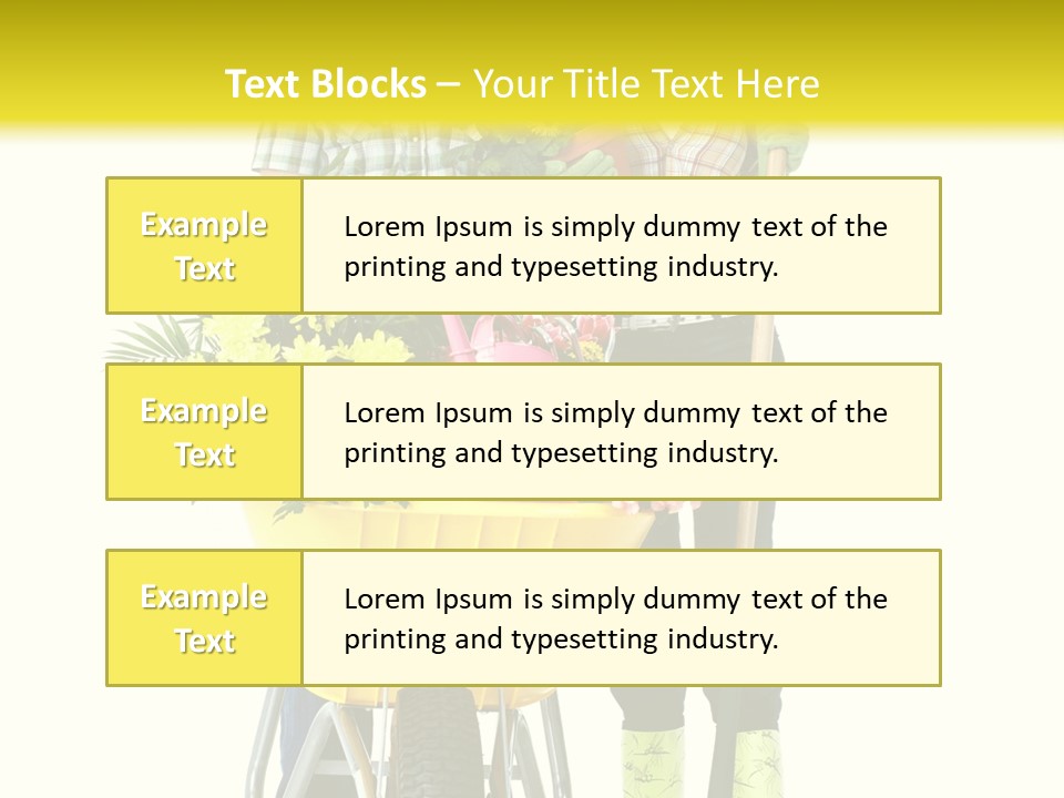 Summer Person Botanical PowerPoint Template