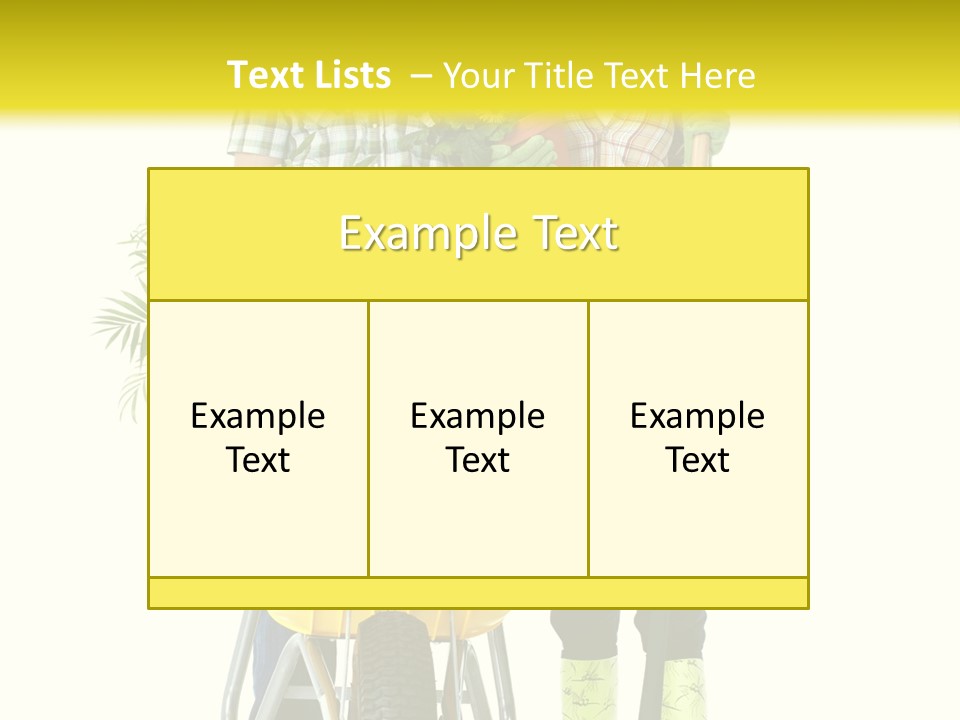 Summer Person Botanical PowerPoint Template