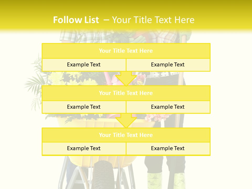 Summer Person Botanical PowerPoint Template