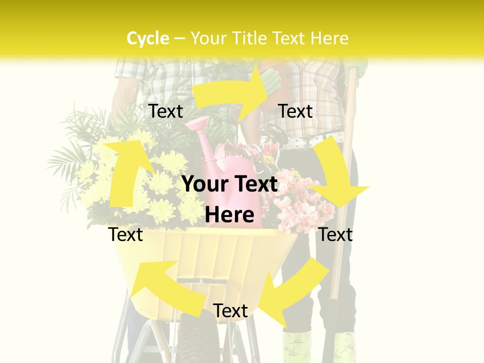 Summer Person Botanical PowerPoint Template