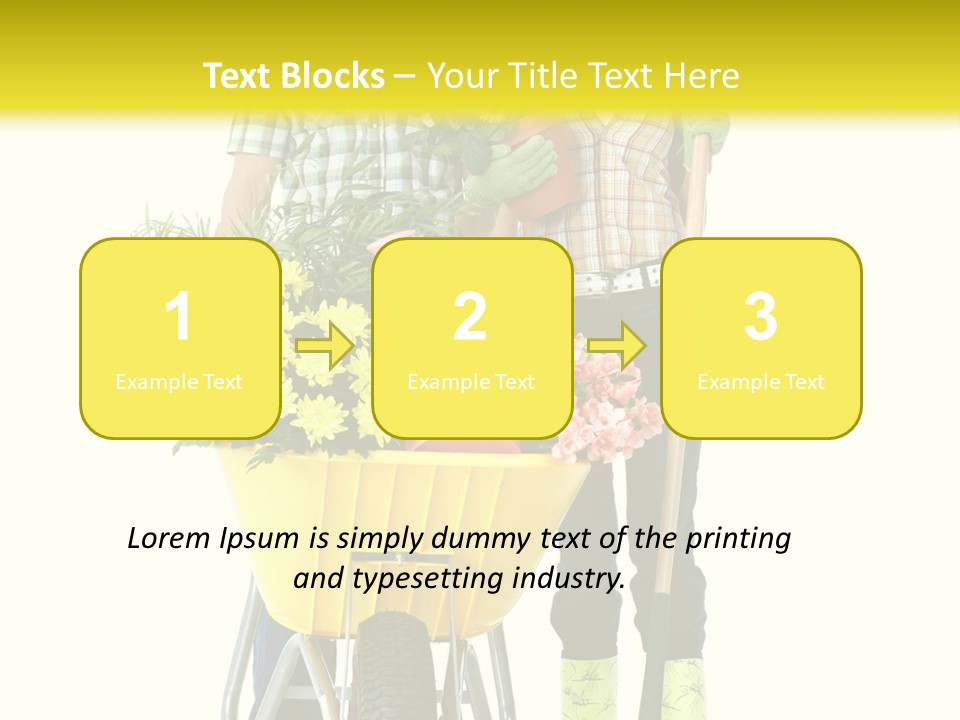 Summer Person Botanical PowerPoint Template