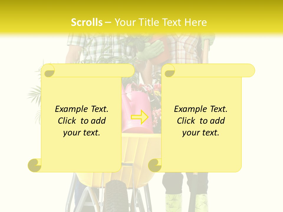 Summer Person Botanical PowerPoint Template