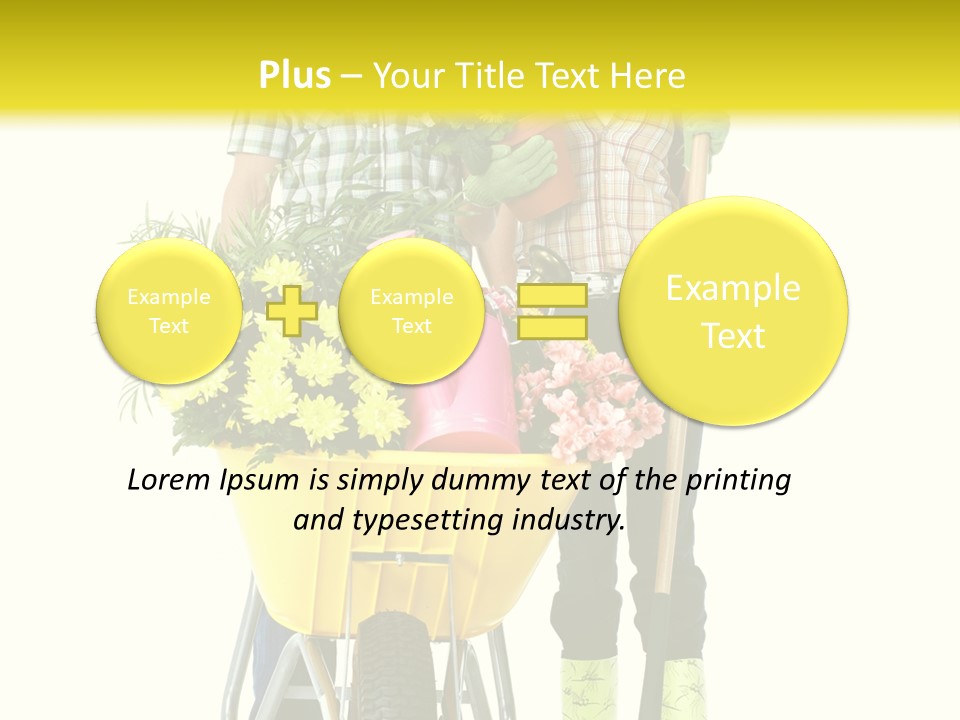 Summer Person Botanical PowerPoint Template