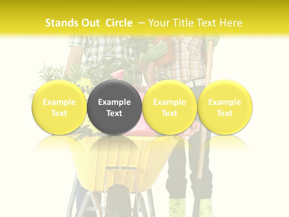 Summer Person Botanical PowerPoint Template