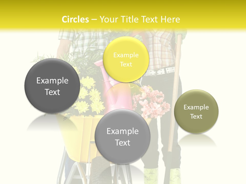 Summer Person Botanical PowerPoint Template