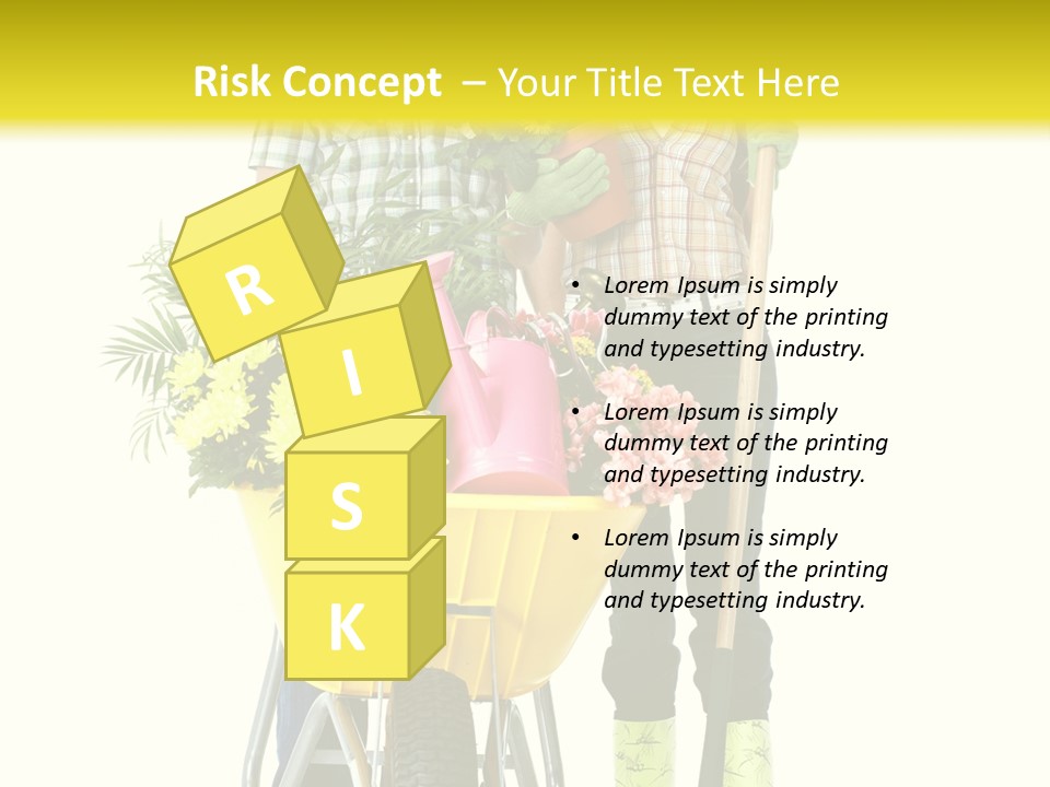 Summer Person Botanical PowerPoint Template