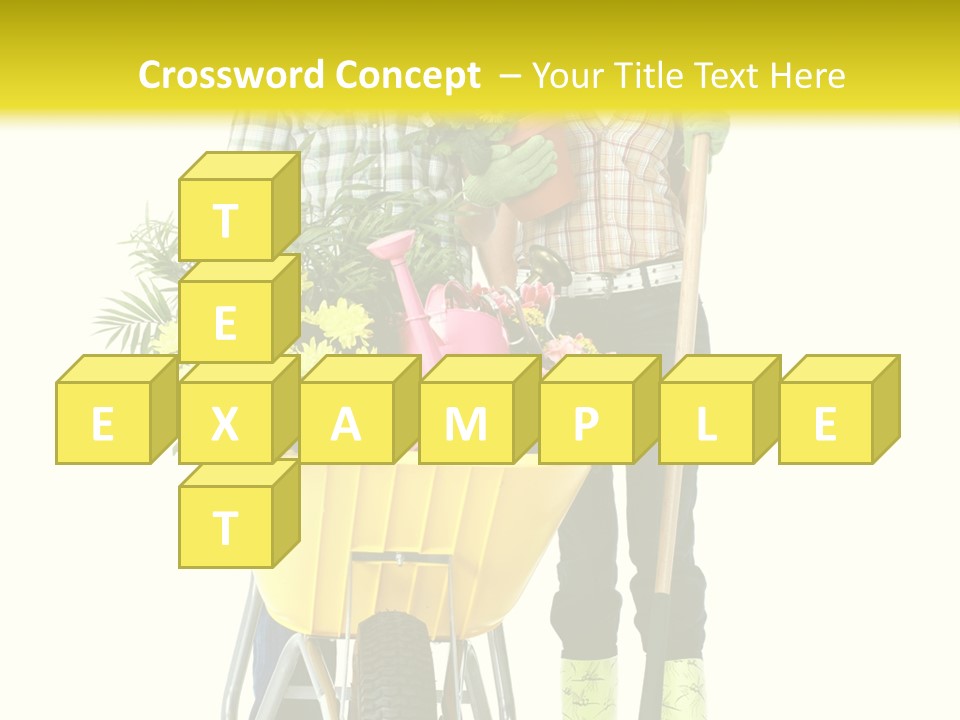 Summer Person Botanical PowerPoint Template