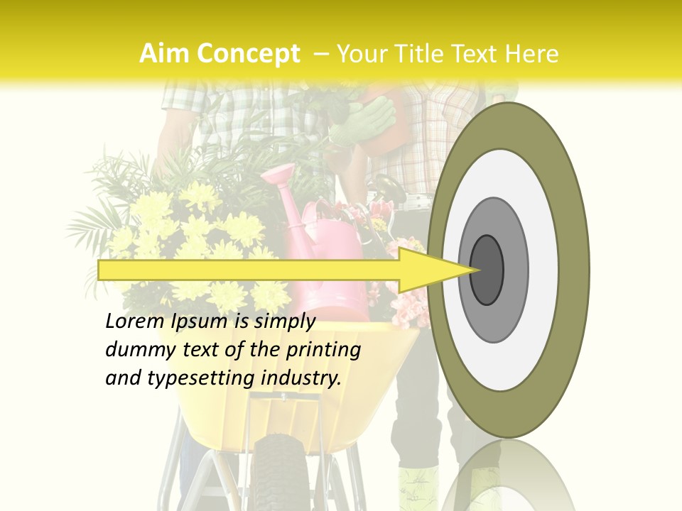 Summer Person Botanical PowerPoint Template